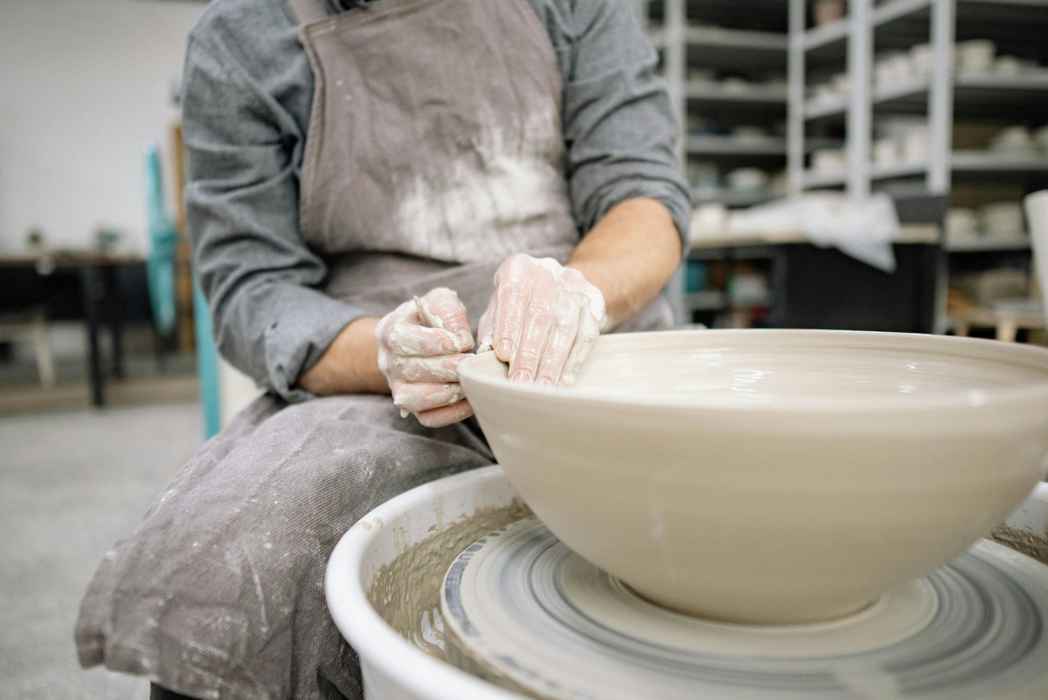 wheel-throwing-serving-bowl