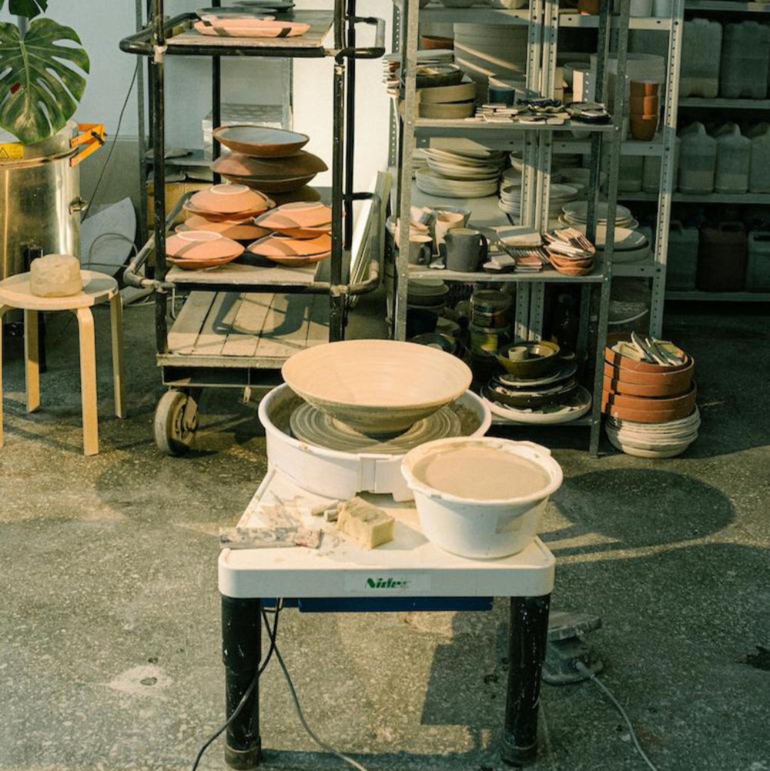 pottery studio in denver with shimpo pottery wheels